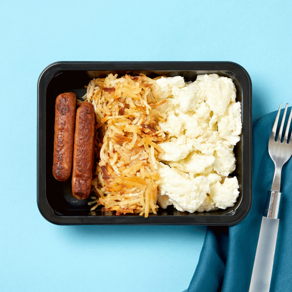 Egg White Trifecta is a healthy, protein-enriched, and flavorful breakfast option for your next meal prep in a microwavable box.