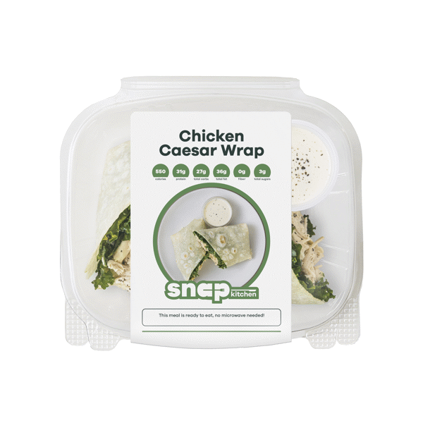 Chicken Caesar Wrap Container
