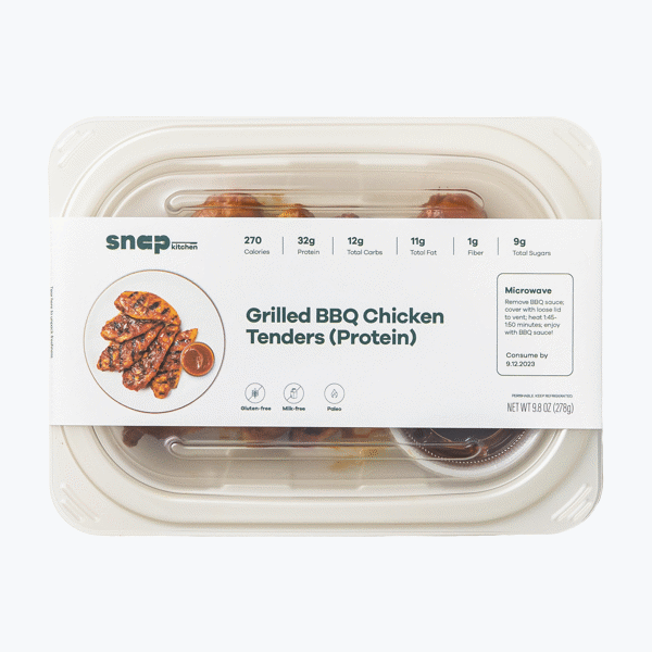 Grilled BBQ Chicken Tenders Container