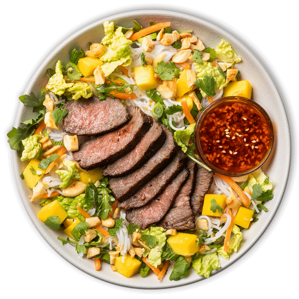 Thai Noodle Salad with Grilled Steak