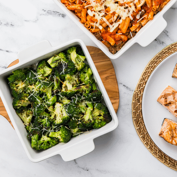 Parmesan-Roasted Broccoli (For 4) Container
