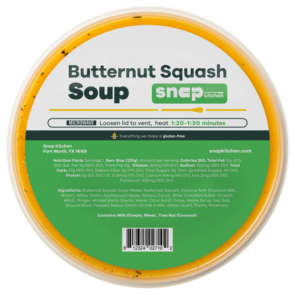 Butternut Squash Soup Container