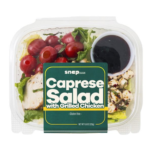 Caprese Salad with Grilled Chicken Container