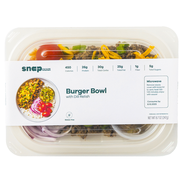 Burger Bowl with Dill Relish Container