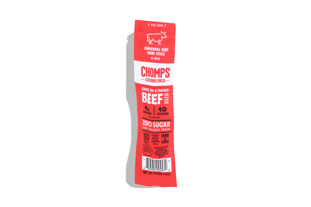 Chomps Beef Jerky Packaging