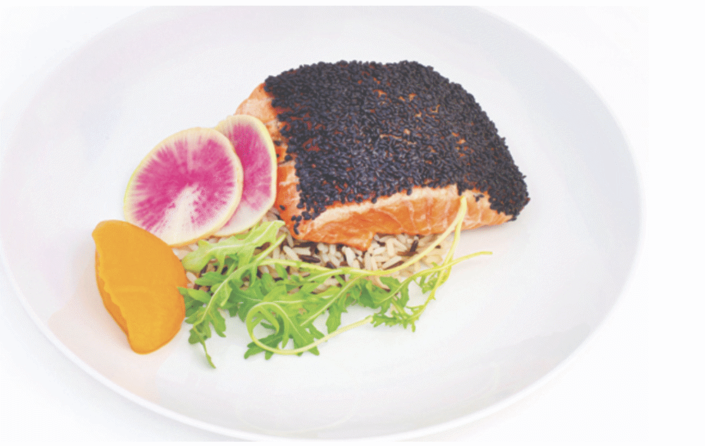ENTRÉE_Grilled Salmon (Sesame Crusted)