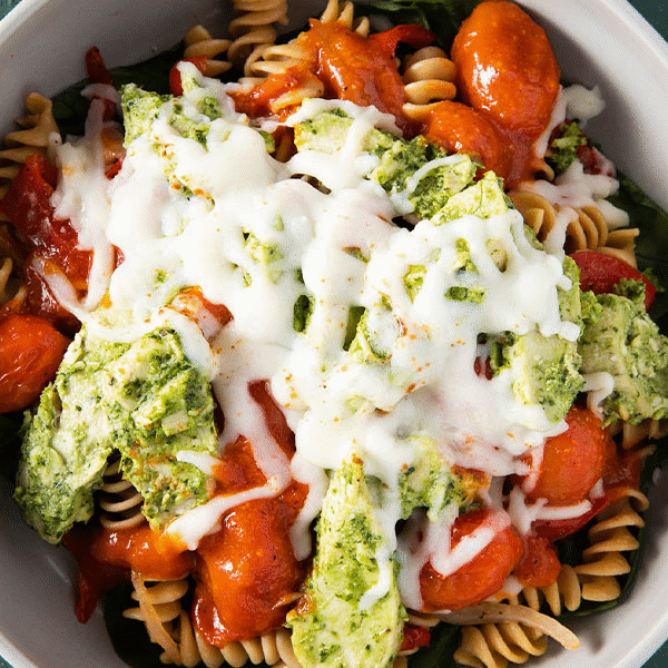 Pasta Pomodoro with Pesto Chicken - Everytable